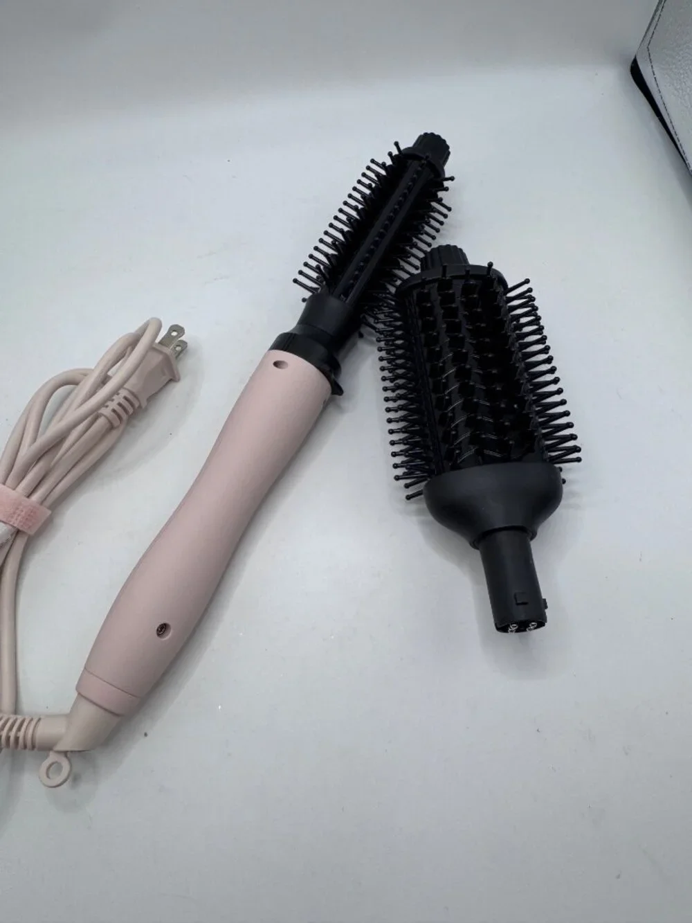 Lange 2-In-1 Hair Dryer Brush Interchangeable Attachments Dual Heat Settings Lig